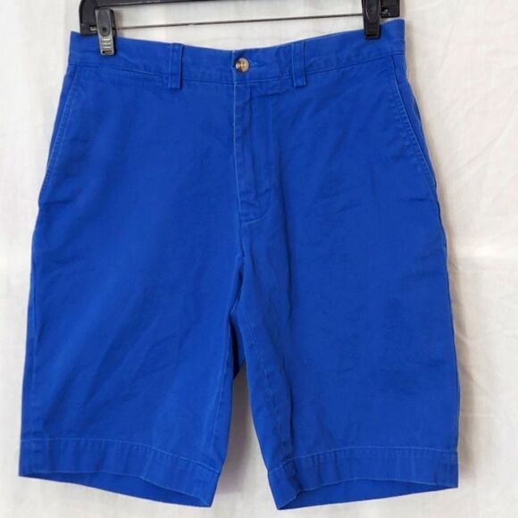 Polo Ralph Lauren Blue Chino Bermuda Shorts Sz 29 - Picture 1 of 10